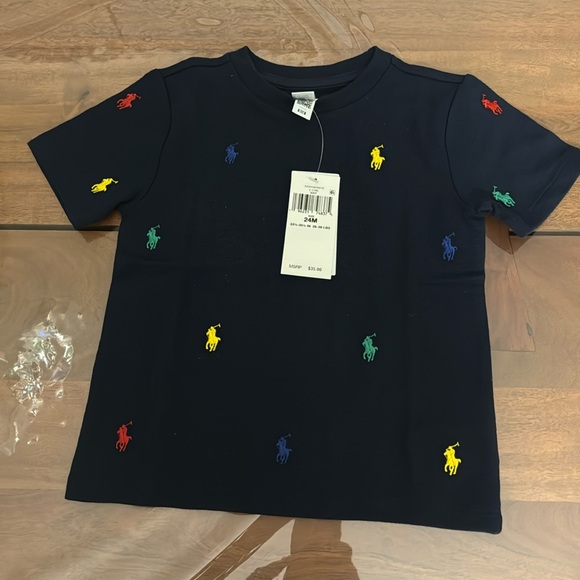 Ralph lauren baby t-shirt with ponnies 24 m - Picture 1 of 3